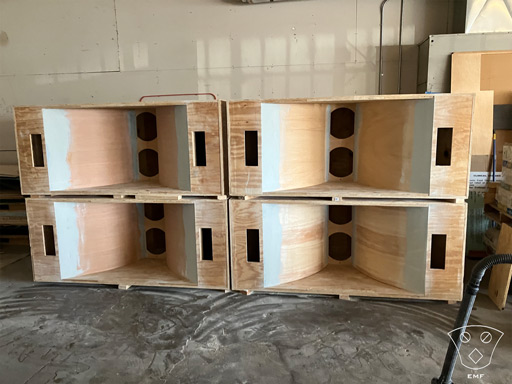 70's Style Large Horn Speaker Cabinets